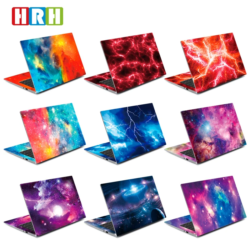 

HRH 2 in 1 Starry sky Design Laptop Skin Decal DIY Stickers Guard 11/12/13/14/15/16 inch for MacBook for HP for Dell for Lenovo