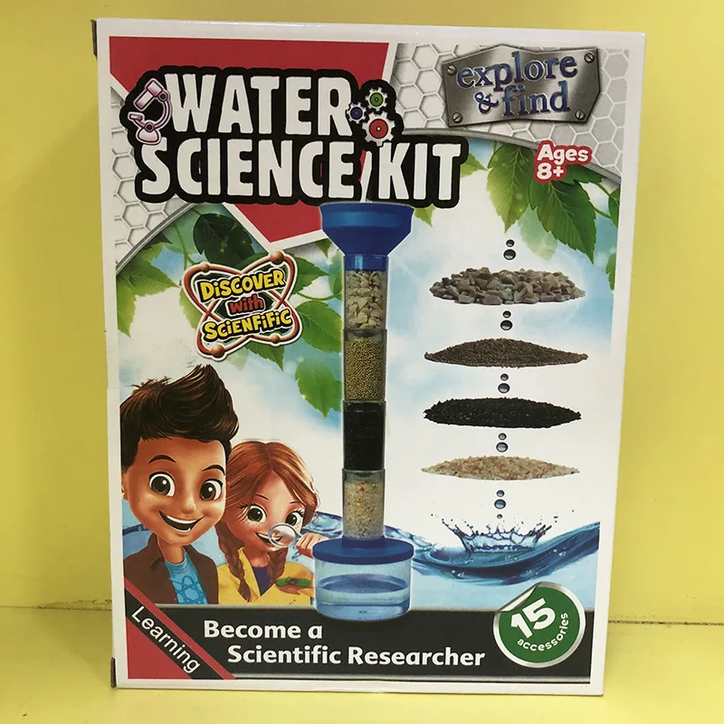 Стебель подростка студентов игрушечный набор «сделай сам» Science Series водный набор познание научный эксперимент физика