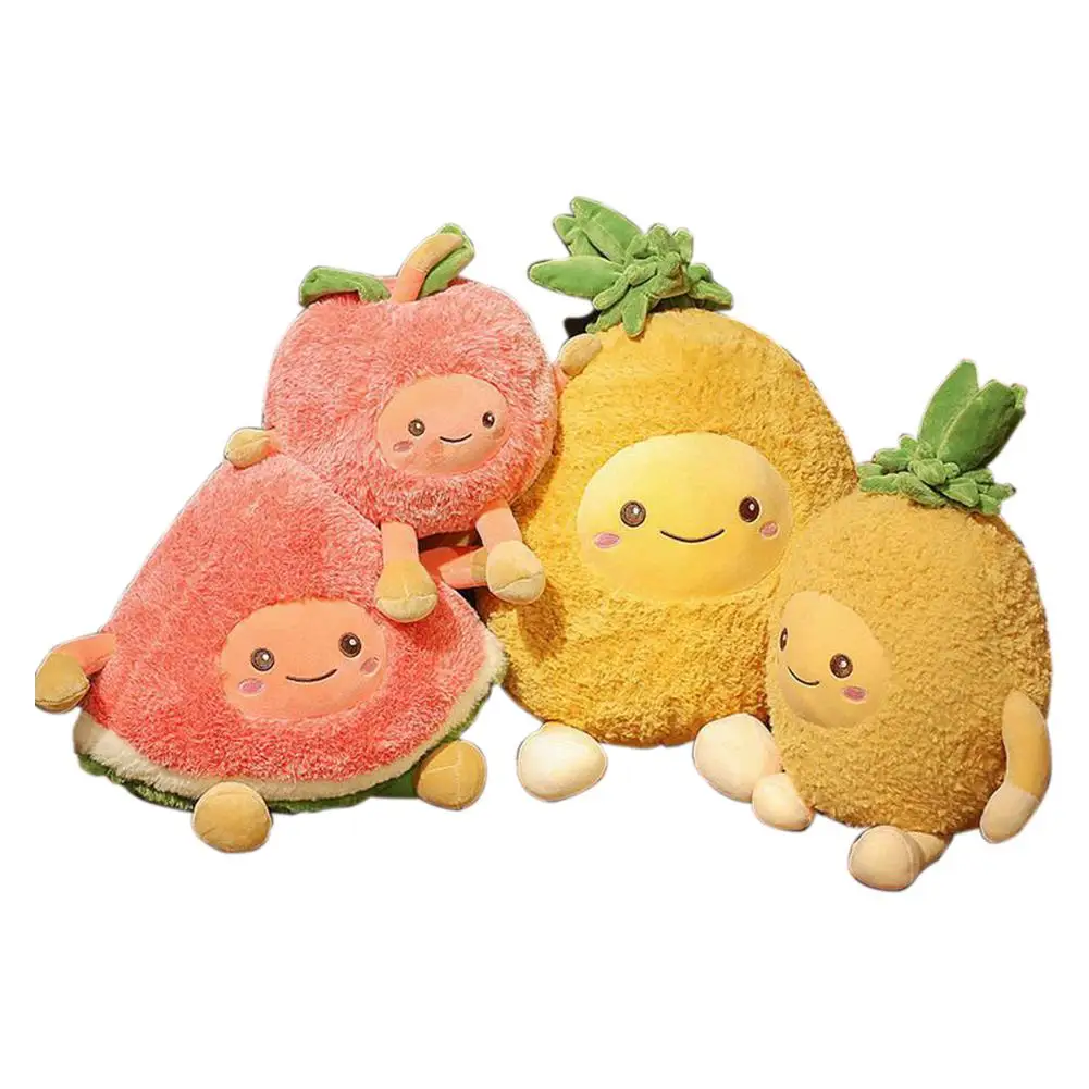 GloryStar Toys for Office Worker Fruit Shape Pillow Plush Toy Fruit Doll Toy for Children Girls 1