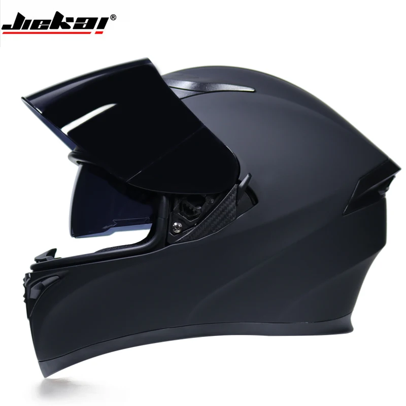 Мотоцикл Jiekai шлем для мотокросса, шлем для мотокросса, шлем для мотокросса с двойным зеркалом, шлем для мужчин и женщин, мотоциклетный шлем - Цвет: b1