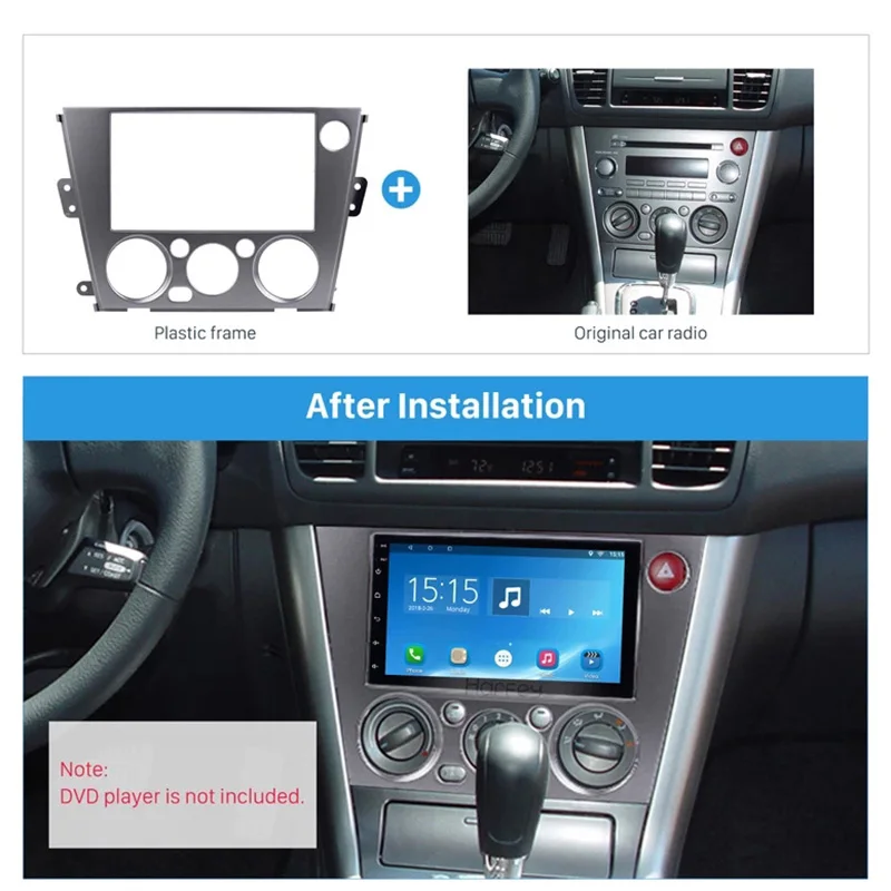 Car 2Din Dash Autoradio Fascia Mount 