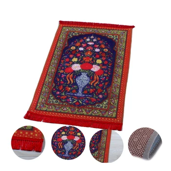 

VIP Muslim Islamic Prayer Mat Rug Carpet Sajadah Worship tapis de priere islam Salat Soft Meditation Praying Mats Wedding Gift
