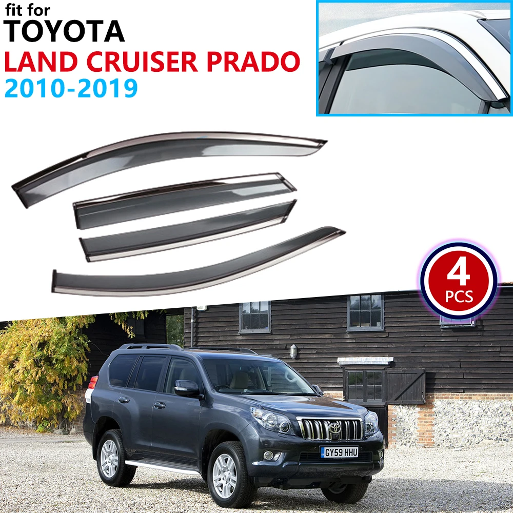 Для Toyota Land Cruiser Prado Lexus GX 460 150 J150 2010 ~ 2019 оконный козырек вентиляционные навесы
