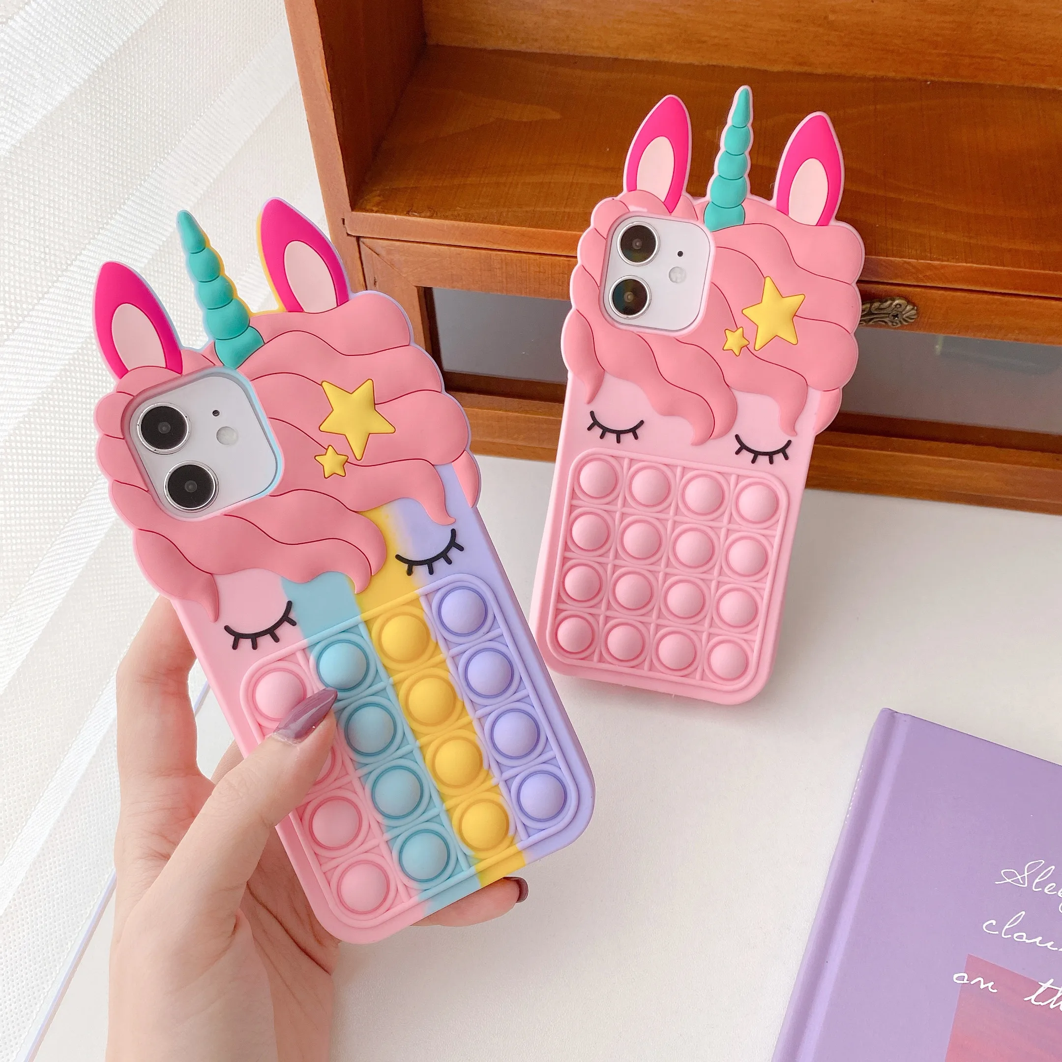 Unicorn Pop Fidget Phone Case