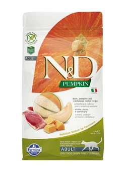 

FARMINA FARMINA CAT N & D GRAIN FREE PUMPKIN DUCK bezzernovoy adult cats with duck, pumpkin and melons