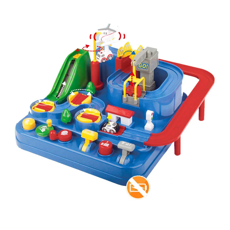 

Manual Car Adventure Track Kids Toys Early Educational Toys For Children Parking Simulation Train Breakthrough Gifts