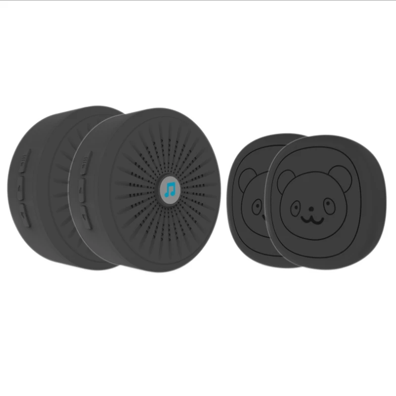 

Wireless Press Doorbell Remote 5 Level Volume Pet Training Doorbell US PLUG