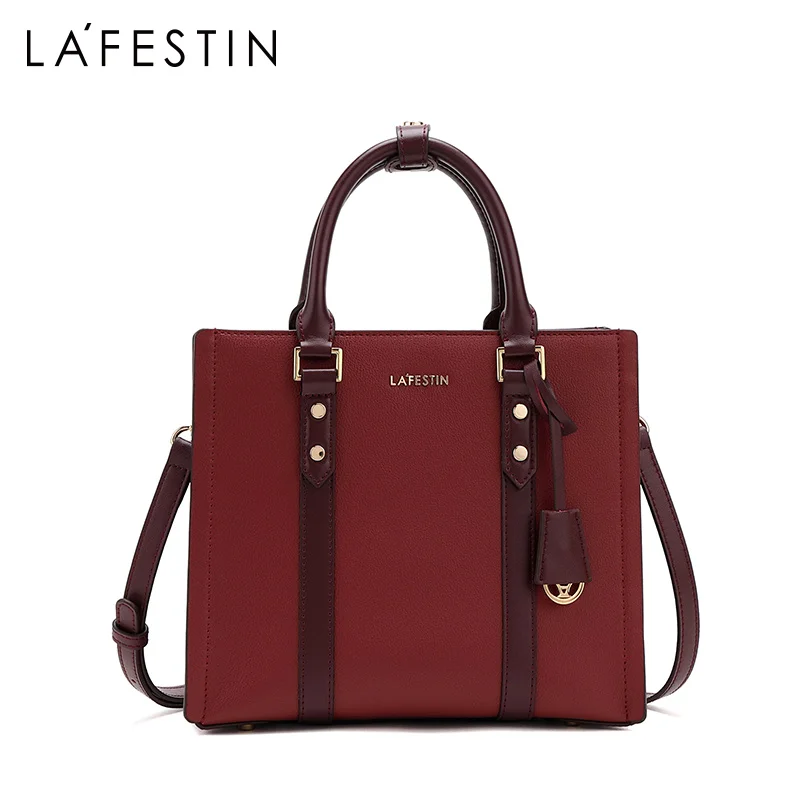 LAFESTIN Новая роскошная женская сумка модная вместительная сумочка темпераментная сумка через плечо кожаная женская сумка