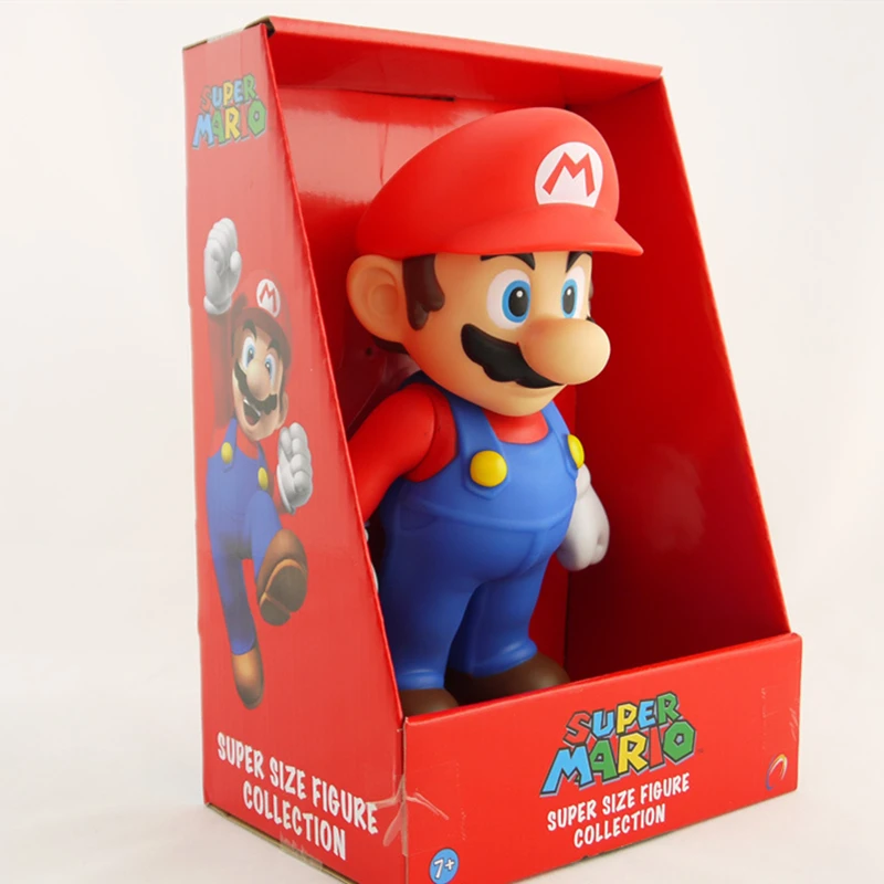 

1 Pcs Super Mario Bros Mario Luigi PVC Action Figure Collection Toy Doll 9" 23cm New in Box Enema Mary Home decoration game