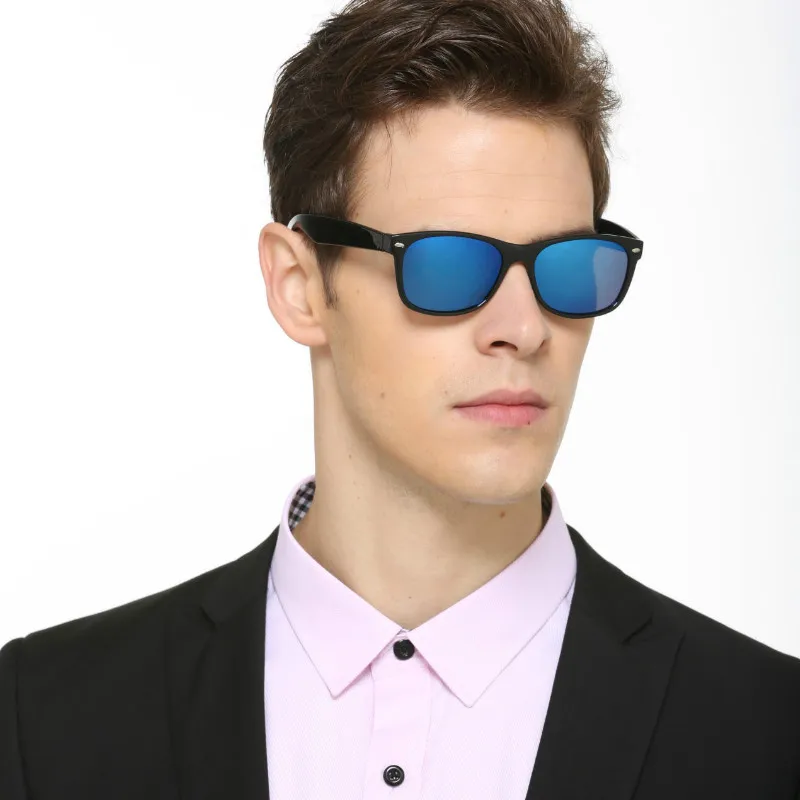 Классические мужские солнцезащитные очки, поляризационные, gafas de sol hombre, фирменный дизайн, Ретро стиль, для вождения, квадратная оправа, солнцезащитные очки, wo, мужские очки