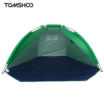 

TOMSHOO 2 Persons Outdoor Beach Tent Shelter Sports Sunshade Camping Tent for Fishing Picnic Beach Park