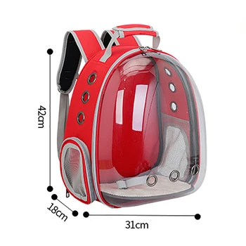 Cat Carrier Bags Cat Cage Transport Backpack Bag Travel Pet Portable Breathable Dog Backpack Transparent Bag Carrier Pet For Cat 6