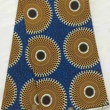 Java восковая печатная ткань Африканская восковая печатная ткань для Пэчворк 6 ярдов хлопок ткань Анкара ткань LJ-E71