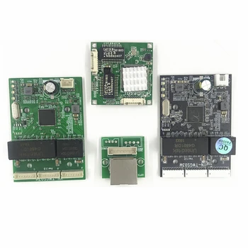 

3/4port Gigabit switch module switch module PCBA 3/4port 10/100/1000m contact port mini switch module 3port 8pin line