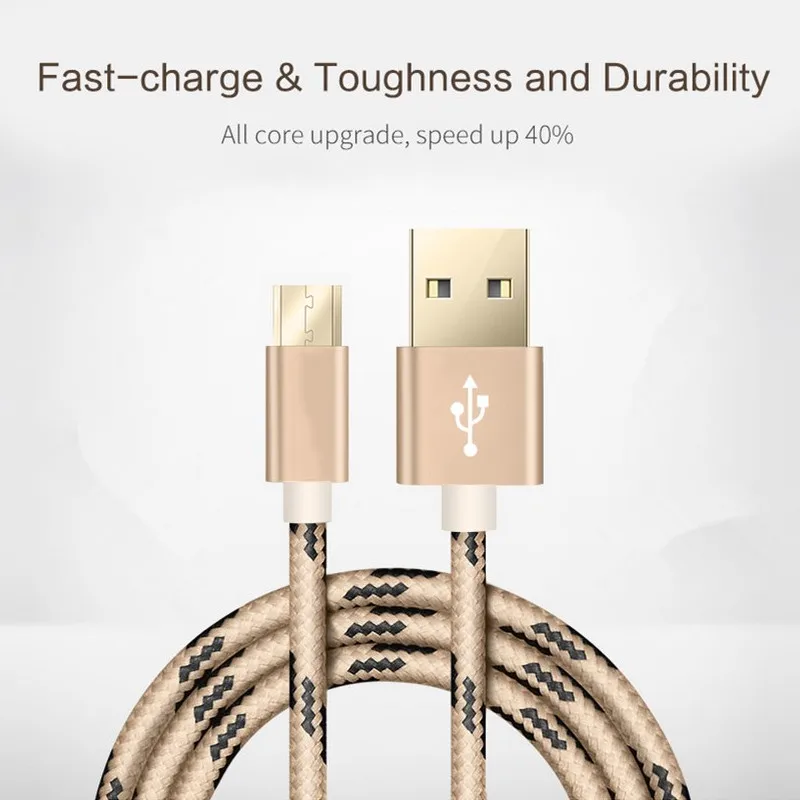 Micro USB кабель 3A Быстрая зарядка USB кабель для передачи данных мобильный телефон зарядный кабель для samsung huawei Xiaomi htc Android планшет кабели