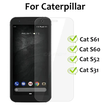 Перейти на Алиэкспресс и купить Закаленное стекло для Caterpillar CAT S31 S52 ультра-тонкая Передняя защитная пленка для Cat S60 S61 прозрачный экран с защитой против царапин