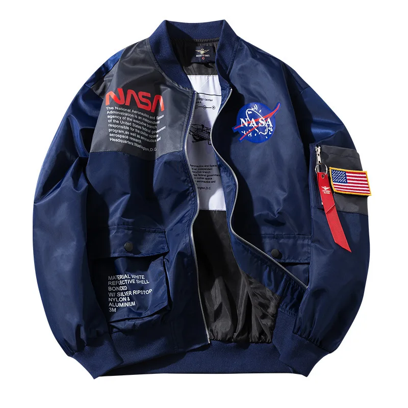 

Men Bomber Jacket Hip Hop Letter Design Loose Windbreaker Pilot Bomber Jacket Coat Men Winter Jackets Japanese Streetwear M-4XL