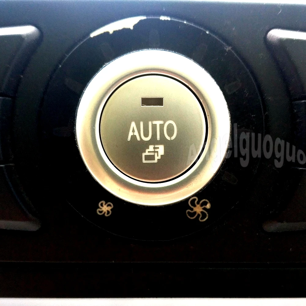 Air Conditioning Panel Switch Button Central Control Knob Cover  AUTO Seat Ventilation For BMW 5 Series E60 E61 2008-2010