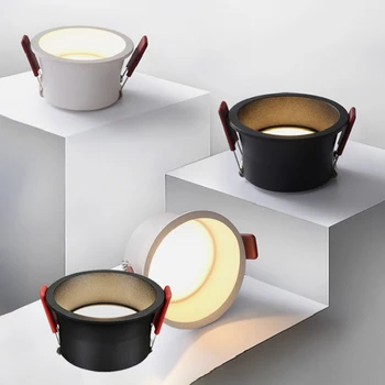 조광 가능한 깊은 눈부심 LED 다운라이트, LED 천장 스포트라이트, 실내 조명, AC85 ~ 265V, 7W, 12W, 15W, 20W