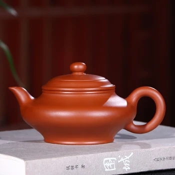 

Quality manual yixing clay recommended zhu 140 ml water flat pot teapot small capacity
