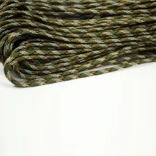 Paracord 550 парашютный шнур, шнурок для палатки, веревка Mil, Тип III, 7 нитей, оборудование для скалолазания, кемпинга, выживания, туристическая веревка