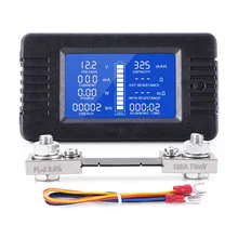 Батарея тестер Вольтметр Амперметр электронная нагрузка монитор Зарядное устройство Тестер Мощность Ёмкость метр ЖК-дисплей Дисплей 360 ° Батарея монитор