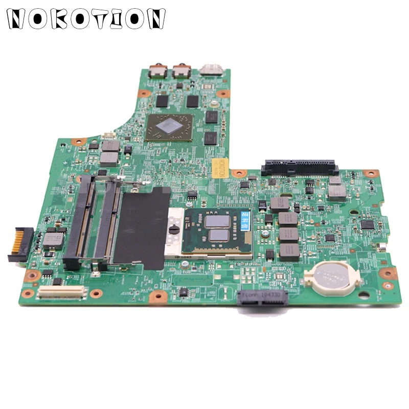 NOKOTION CN-0K2WFF 0K2WFF K2WFF для Dell Inspiron 15R N5010 Материнская плата ноутбука 48.4HH01.011 HM57 HD4650 видеокарта Бесплатный процессор