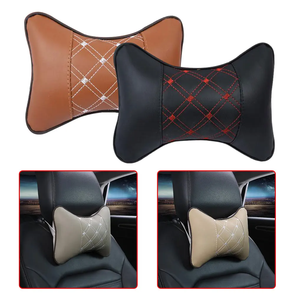 Health Car Seat Headrest Memory Foam Travel Pillow Head Neck Support Cushion