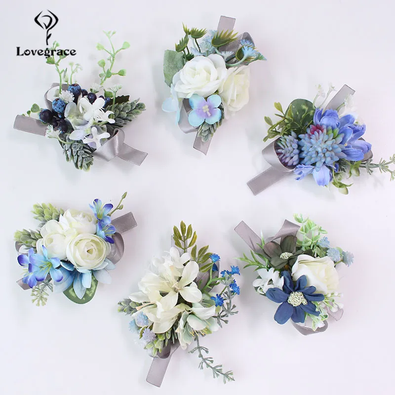 wedding Wrist Corsage Bracelet wrist flower (44)