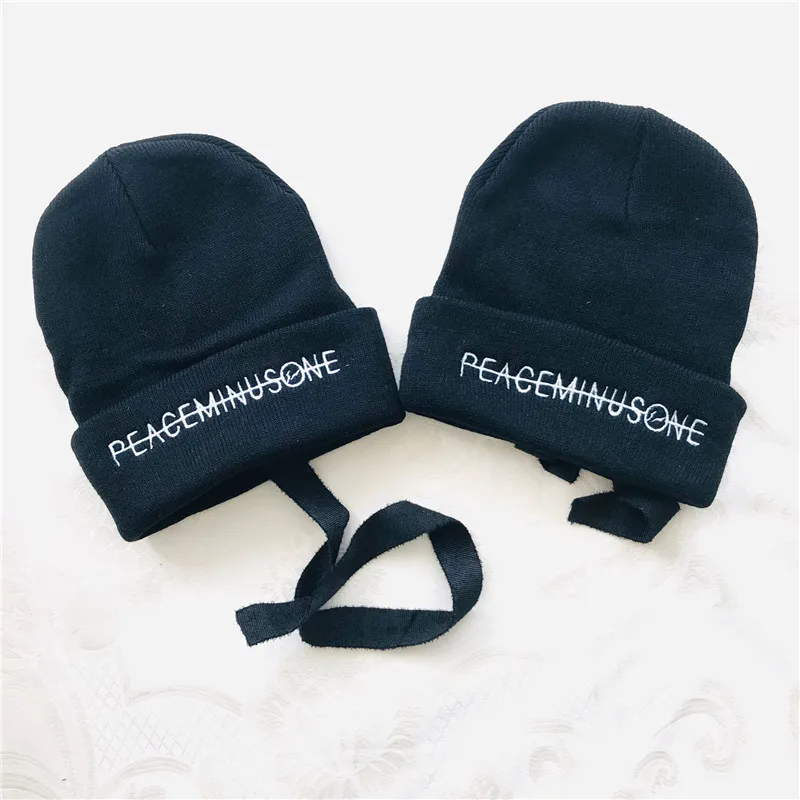 Kpop Bigbang g-дракон Kwon Ji Young Peaceminusone вышивка Skullies Beanies унисекс шапка хип-хоп зимняя шапка