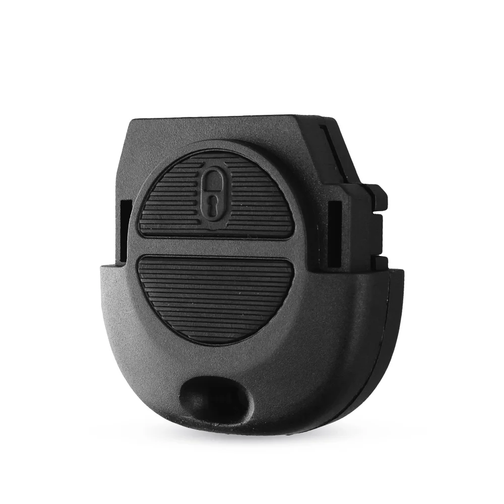 KEYYOU хорошее качество 2 кнопки дистанционного ключа автомобиля оболочки Брелок чехол для Nissan Micra Almera Primera X-Trail Замена - Количество кнопок: Without Blade