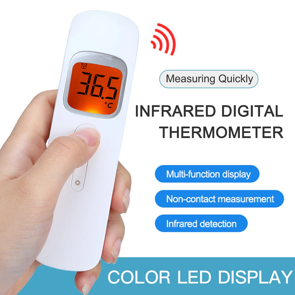 

Non contact Temperature Gun Infrared Forehead Body Adult Thermometer Infrared Thermometer Measurement Meter 24H dropshipping