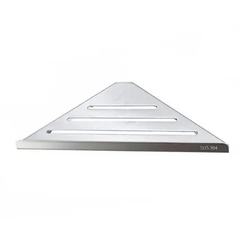 

Corner Frame Shower Wall Mounted Rack Stainless Steel Bathroom Shelf Anti Rust Home Triangle Basket Storage Soap Space Saving