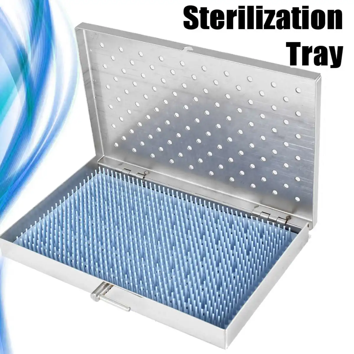 

Sterilization Tray Surgery Surgical Instrument Tool Box Stainless Steel Sterilization Case Middle Size Surgery Surgical tool