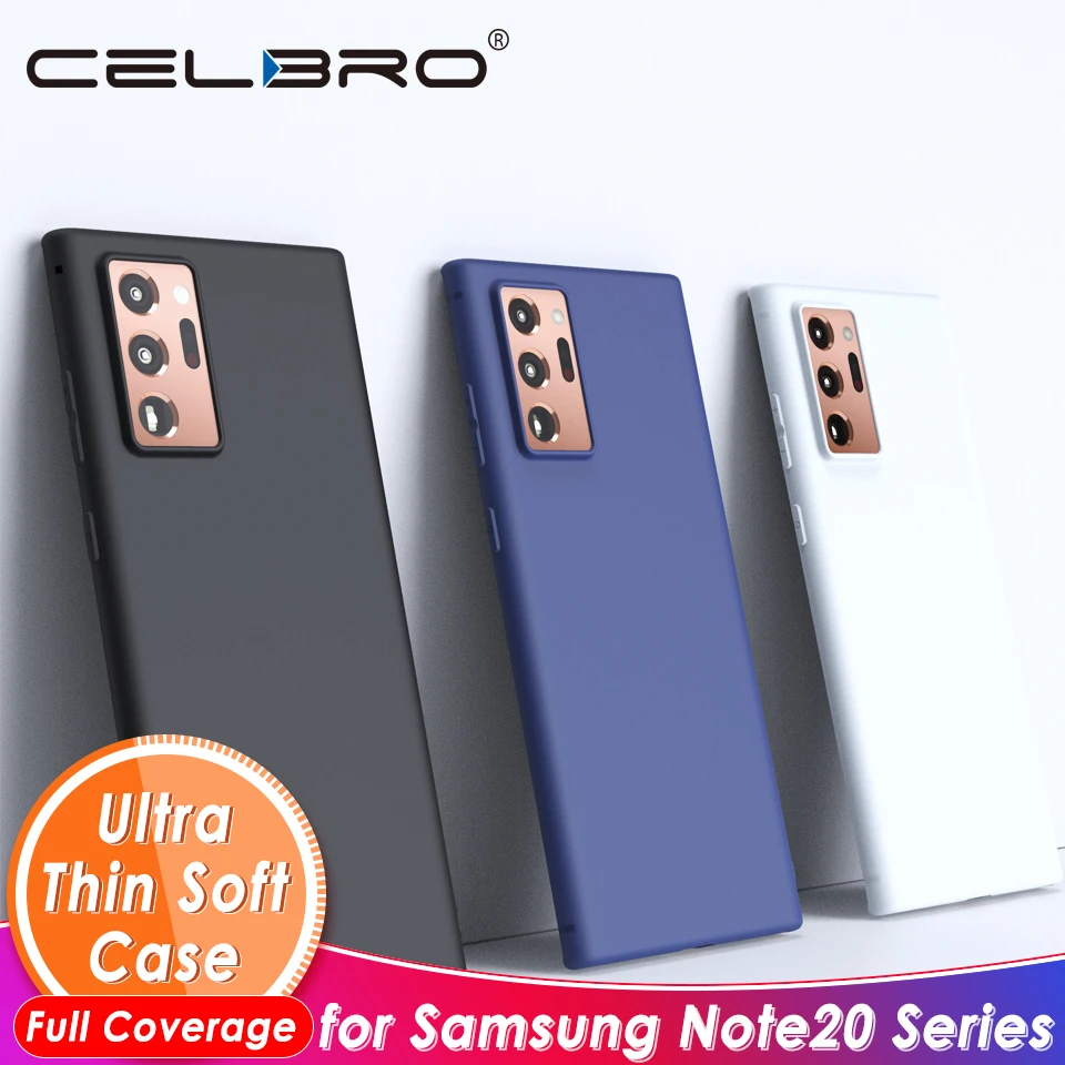 Матовый Силиконовый чехол для телефона Samsung Galaxy Note 20 Ultra S10 S20 Plus мягкий