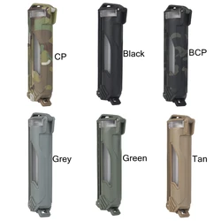 Tactical MOLLE Battery Storage Box Portable Battery Carry Case Outdoor Magazine Pouch Suitable for CR123/AAA/AA Batteries