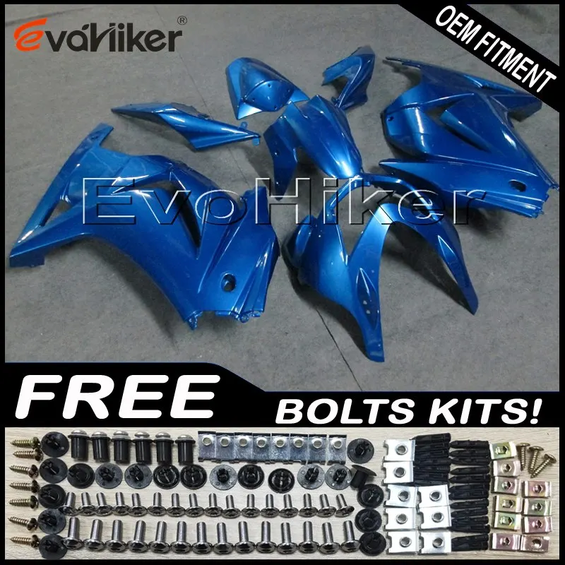 Custom fairing motorcycle bodywork kit for ZX250R EX250 2008-2012 ABS motor panels Injection mold blue+gifts Custom fairing motorcycle bodywork kit for ZX250R EX250 2008-2012 ABS motor panels Injection mold blue+gifts