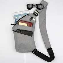 Модный унисекс нагрудный мужской Противоугонный дорожный мешок с несколькими карманами Водонепроницаемый Пляжный комбинезон сумки