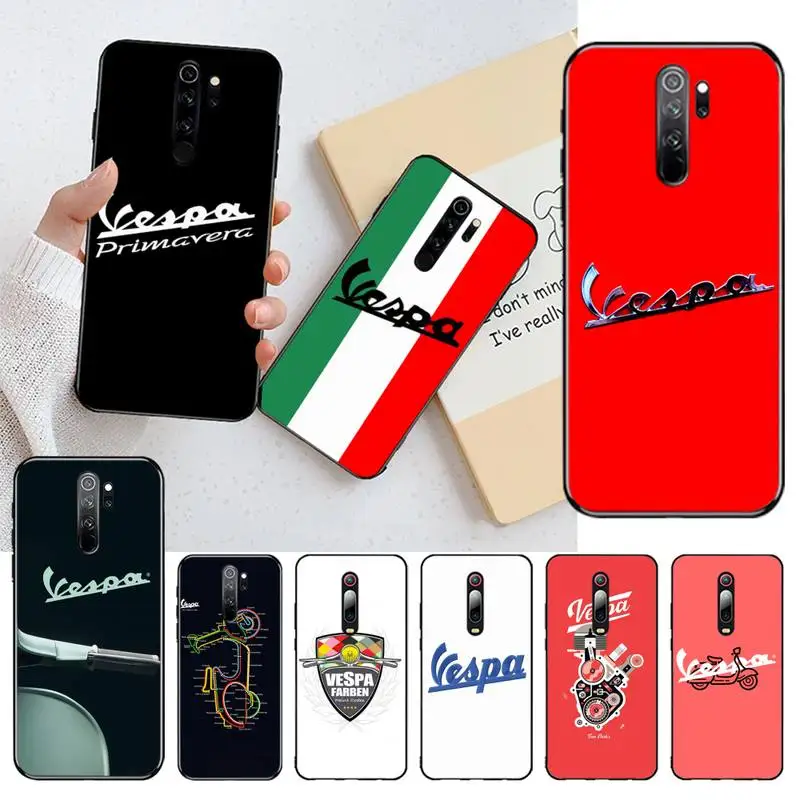 HUAGETOP Vespa чехол для телефона с изображением скутера Redmi Note 9 8T 8A 7 6 6A Go Pro Max K20 |