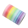 20pcs Washi Tape Set Rainbow Decorative Washi Tape Stationery Colorful 5m 3/5/7.5mm Basic Diary Masking Tape Adhesive Washitape 6