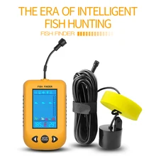 Ecoscandaglio Erchang per la pesca in russo allarme 100m Fishfinder trasduttore sensore Sonar fish finder pesca in mare sul lago