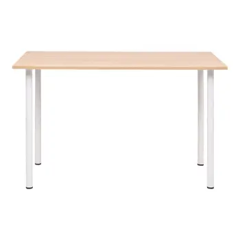 

vidaXL Dining Table 120x60x73 cm Oak and White