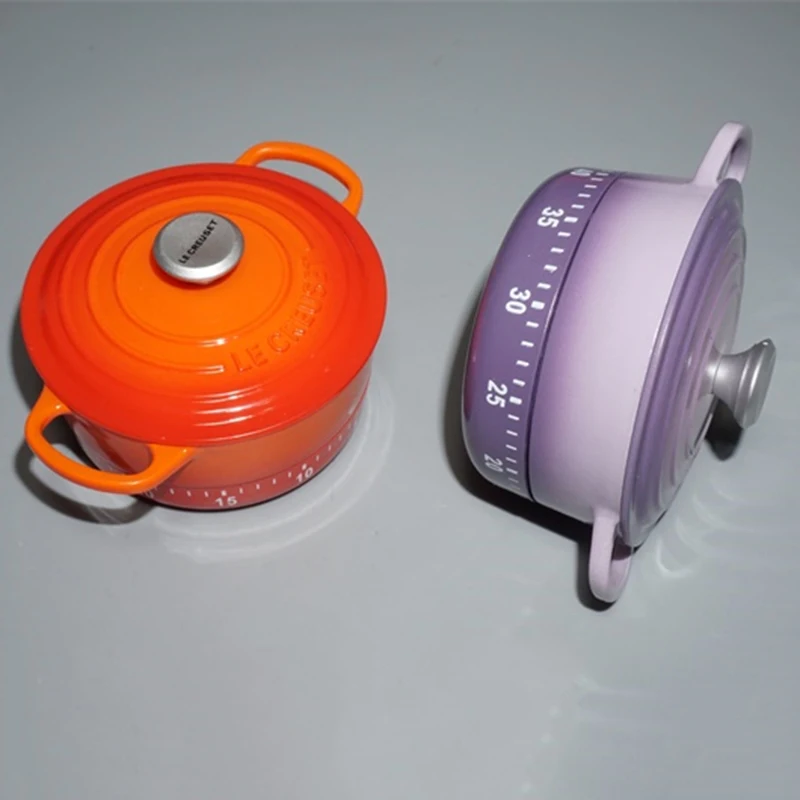 Cute Pot Type 060 Minutes Mechanical Kitchen Timer Bell Reminder