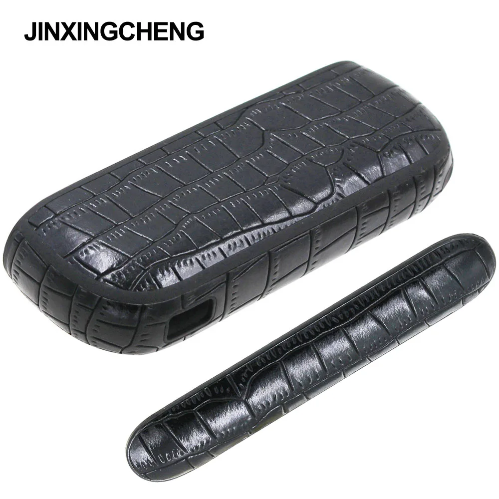 

JINXINGCHENG New 3 Colors Crocodile pattern Side Cover+Full Leather Case for iqos 3.0 Pouch Case Accessories for iqos3 cover