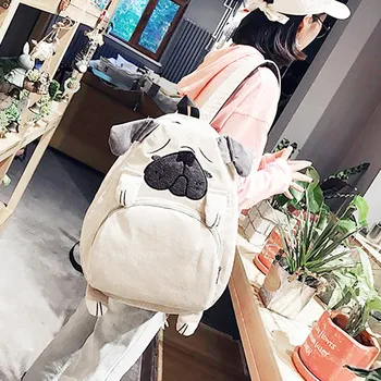

2021 Women's Fashion Backpack Animal Dog Bag Shoulder Bag Leisure Backpack Fashion Women Backpack High Quality Youth