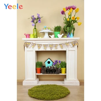 

Spring Easter Flower Interior Room Backdrop Vinyl Baby Shower Photography Background For Photo Studio Photophone Photozone Shoot