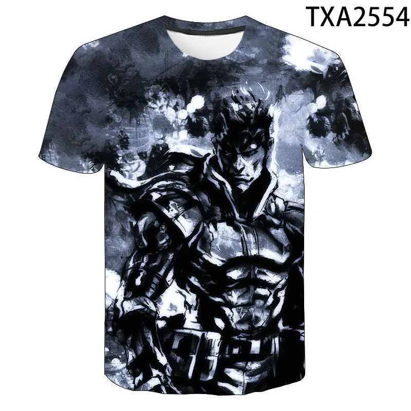 

3D T Shirt Metal Gear Solid T-shirt Boy Girl Kids Summer Casual Streetwear Men Women Children Printed Fashion Cool Tops Tee