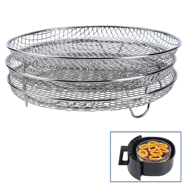 Dehydrator Rack Stainless Steel Stand Accessories Compatible with for Ninja  Foodi Pressure Cooker and Air Fryer - AliExpress