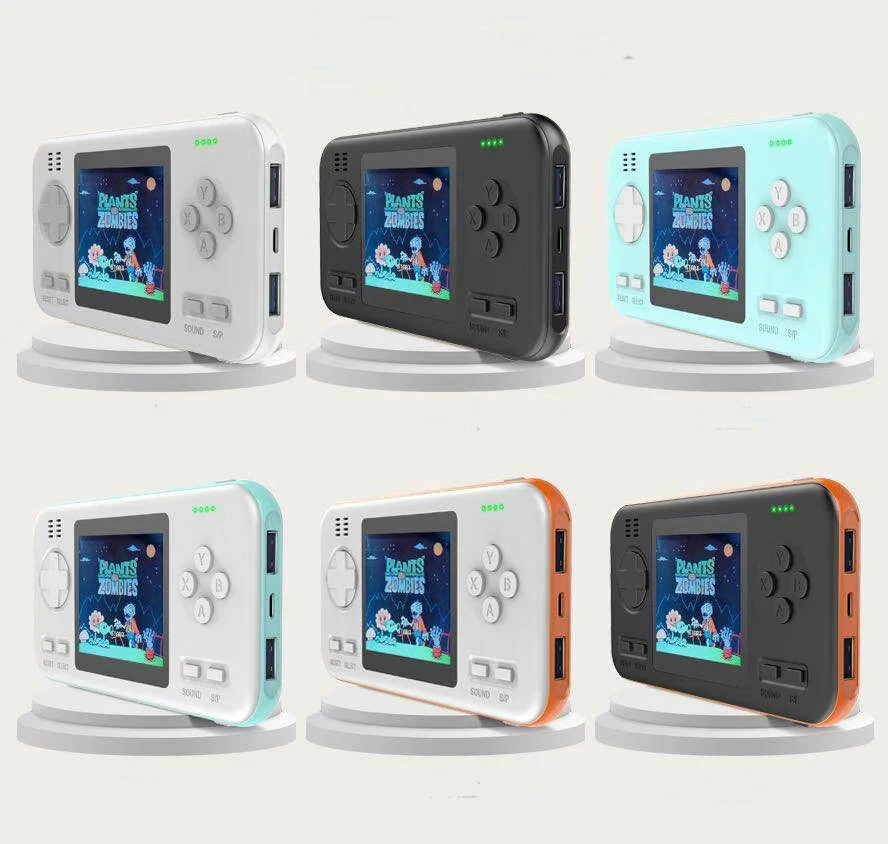 Multi-function Game console powerbank retro video gameboy power bank with game player