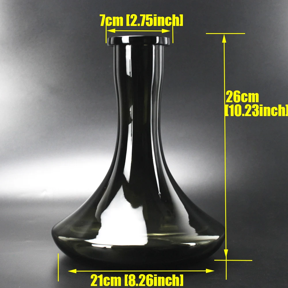 Hookah Shisha Universal Glass Base for Alpaha S & Model X & MattPear Simple Nargile Narguile Chicha Flask Accessories